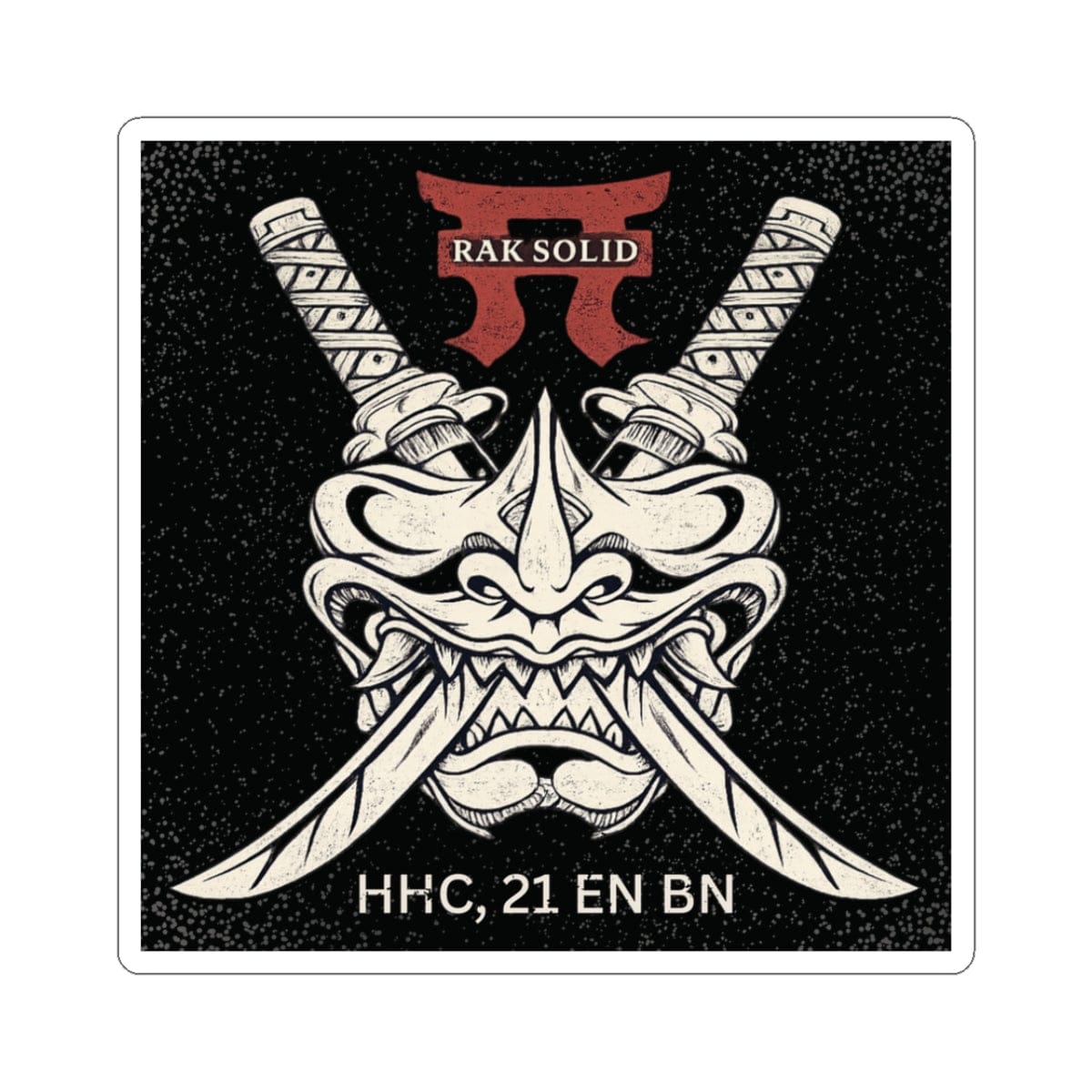 K-Factor Supply Co Rak Solid Sticker 3" × 3"