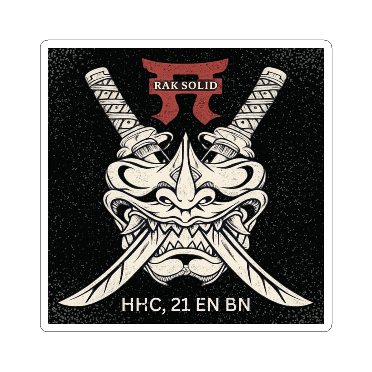 K-Factor Supply Co Rak Solid Sticker 4" × 4"