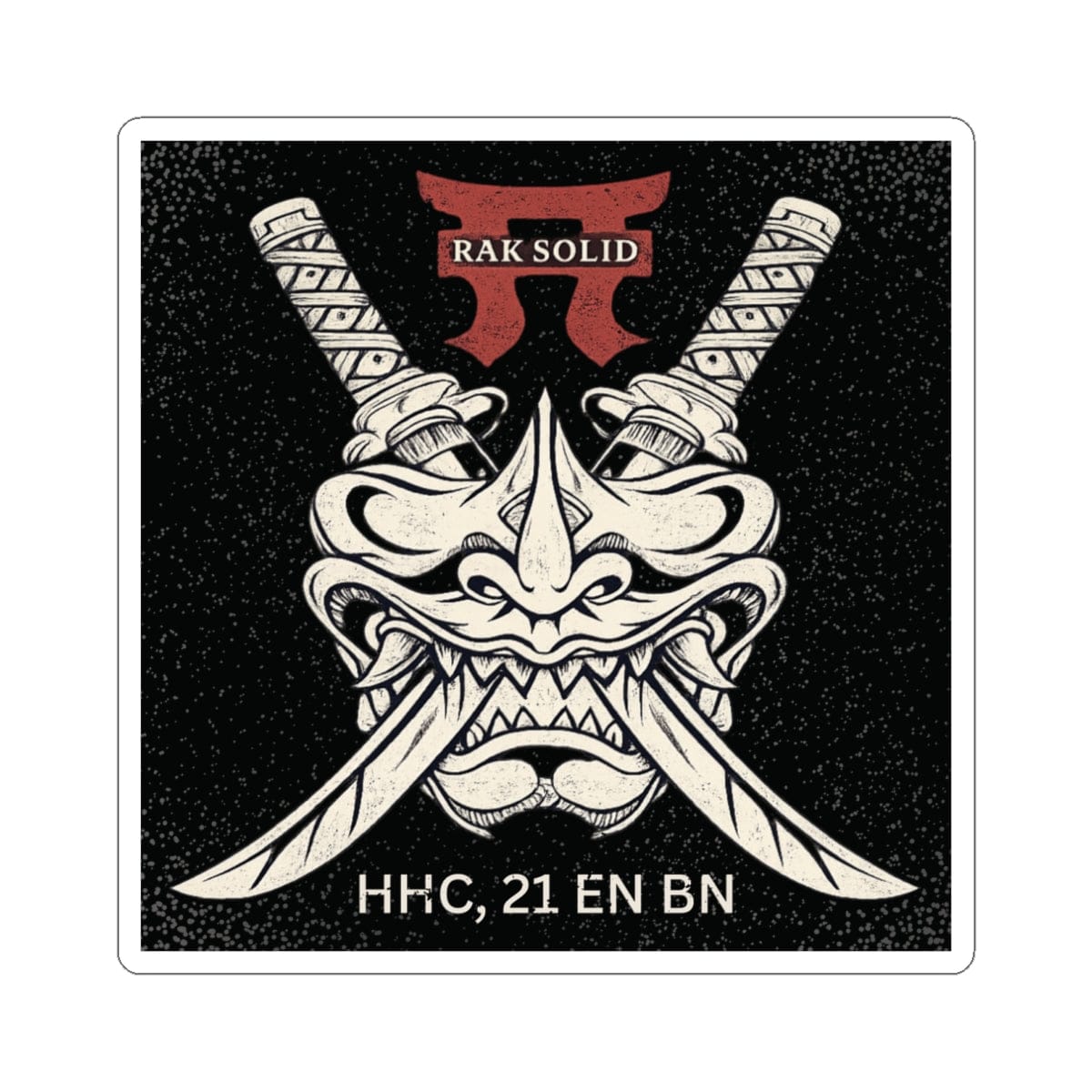K-Factor Supply Co Rak Solid Sticker 6" × 6"