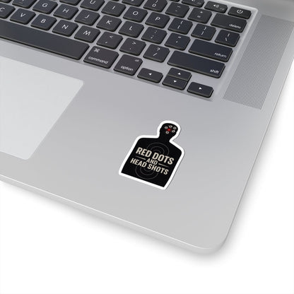 K-Factor Supply Co Red Dots and Head Shots Sticker