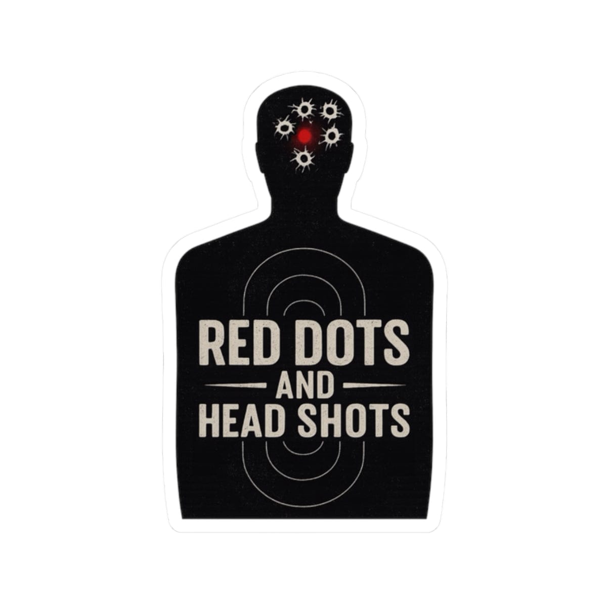Red Dots and Head Shots Sticker – K-Factor Supply Company, LLC