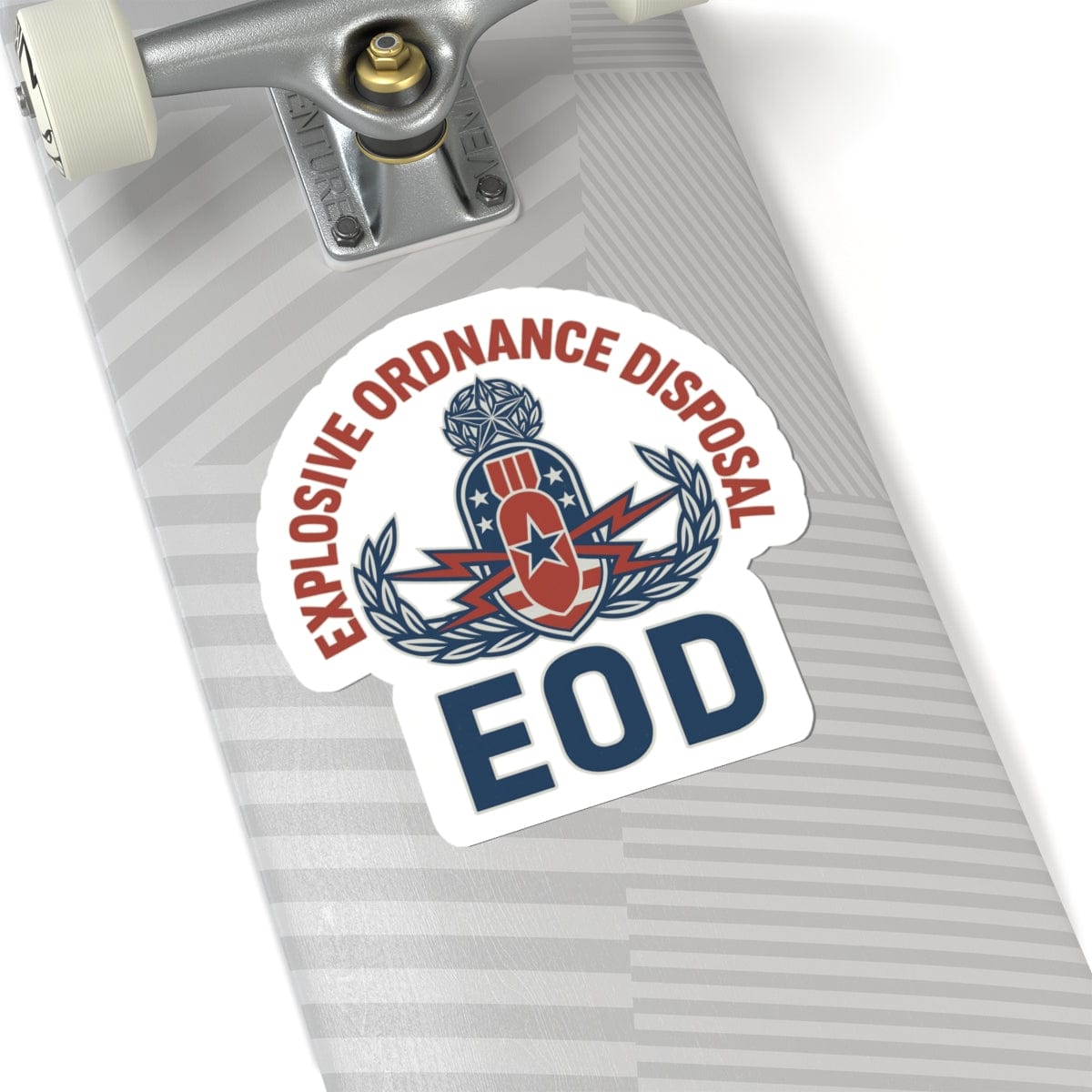 K-Factor Supply Co Red White and Boom Sticker