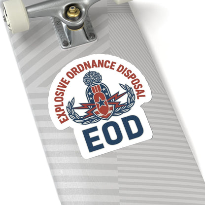 K-Factor Supply Co Red White and Boom Sticker