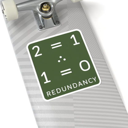K-Factor Supply Co Redundancy (Military Green) Sticker