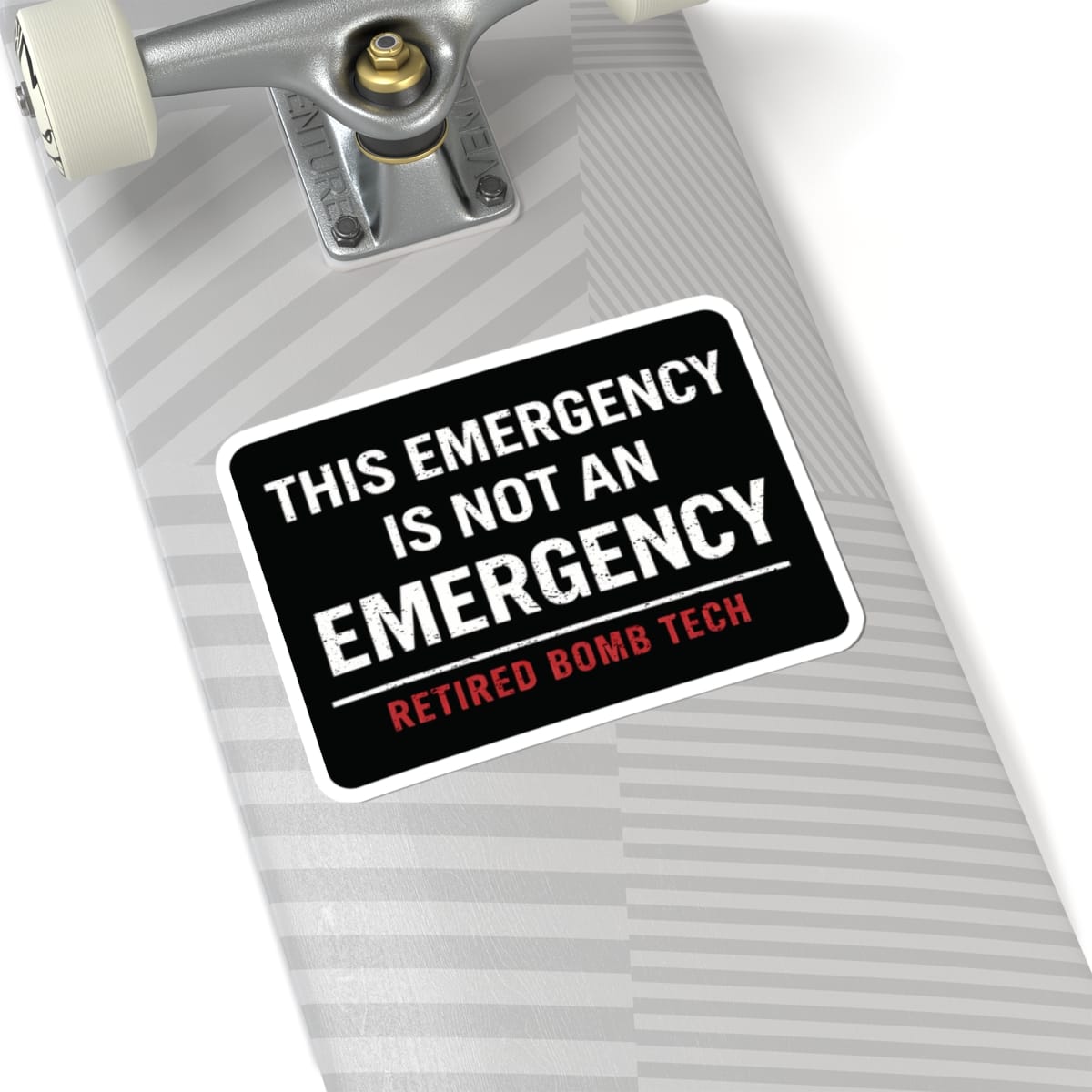 K-Factor Supply Co Retired Bomb Tech - Emergency Sticker
