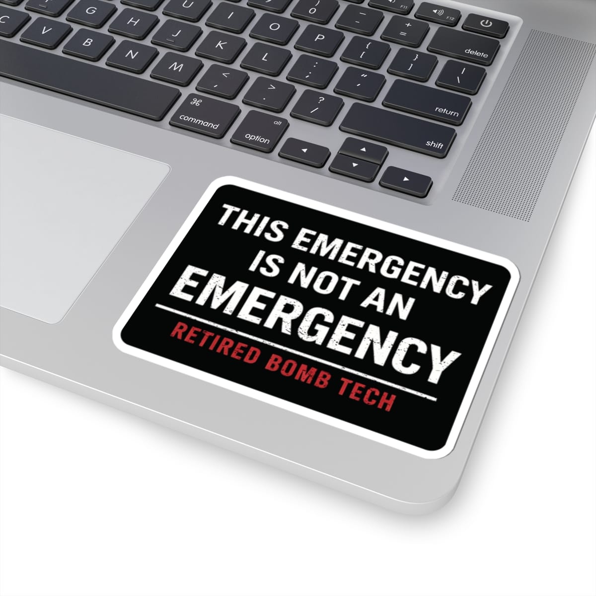 K-Factor Supply Co Retired Bomb Tech - Emergency Sticker