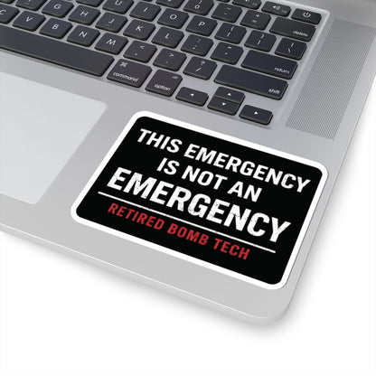 K-Factor Supply Co Retired Bomb Tech - Emergency Sticker