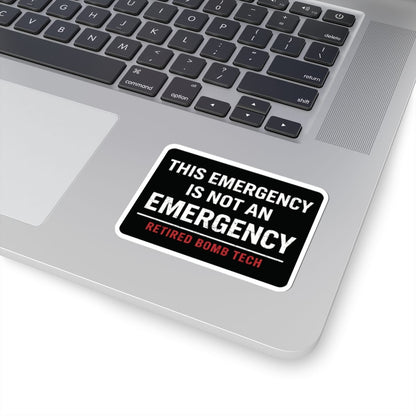 K-Factor Supply Co Retired Bomb Tech - Emergency Sticker