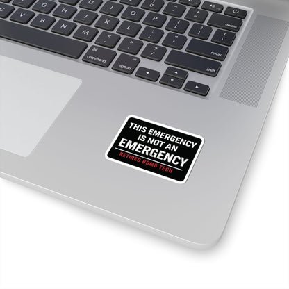 K-Factor Supply Co Retired Bomb Tech - Emergency Sticker