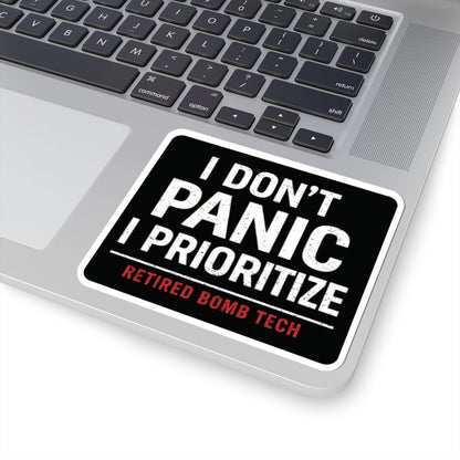 K-Factor Supply Co Retired Bomb Tech - Panic Sticker