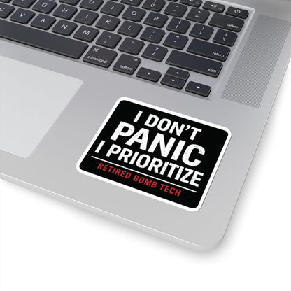 K-Factor Supply Co Retired Bomb Tech - Panic Sticker
