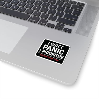 K-Factor Supply Co Retired Bomb Tech - Panic Sticker