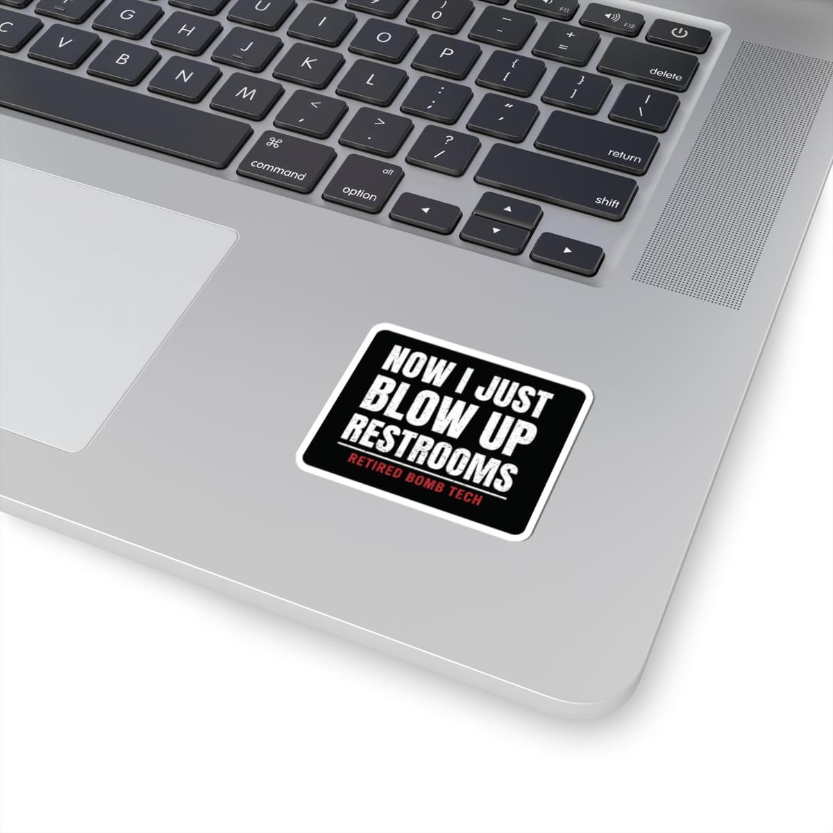 K-Factor Supply Co Retired Bomb Tech - Restrooms Sticker
