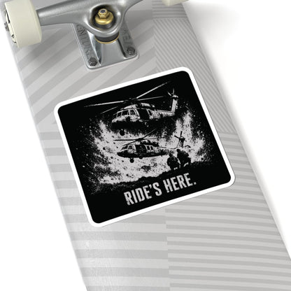 K-Factor Supply Co Ride's Here - Blackhawk Sticker