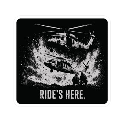 K-Factor Supply Co Ride's Here - Blackhawk Sticker 2" × 2"