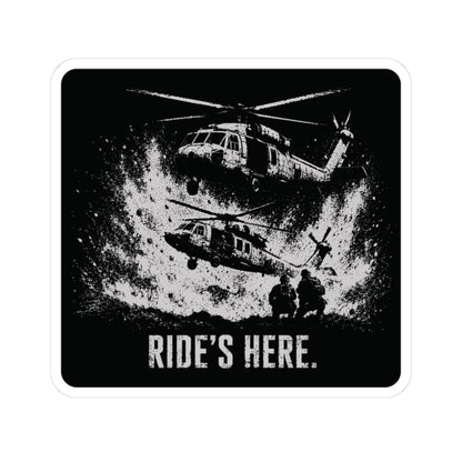 K-Factor Supply Co Ride's Here - Blackhawk Sticker 3" × 3"