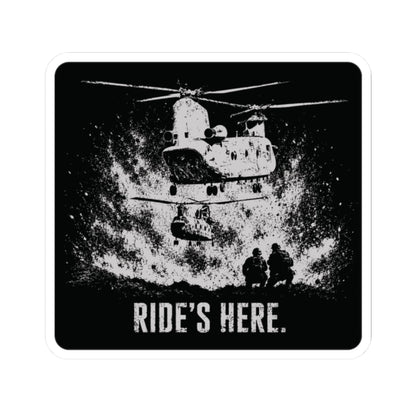 K-Factor Supply Co Ride's Here - Chinook Sticker 2" × 2"