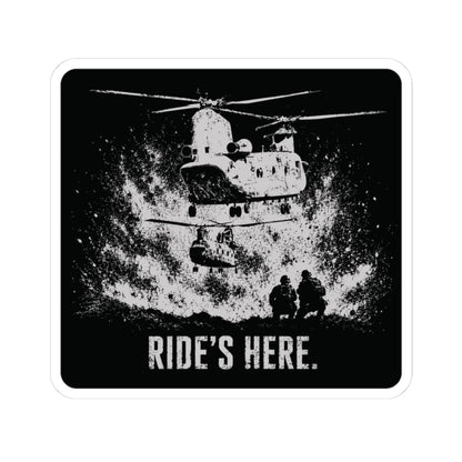 K-Factor Supply Co Ride's Here - Chinook Sticker 3" × 3"
