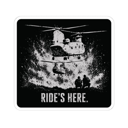 K-Factor Supply Co Ride's Here - Chinook Sticker 6" × 6"