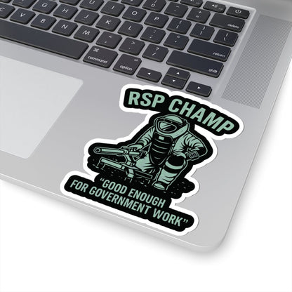 K-Factor Supply Co RSP Champ (Mint) Sticker