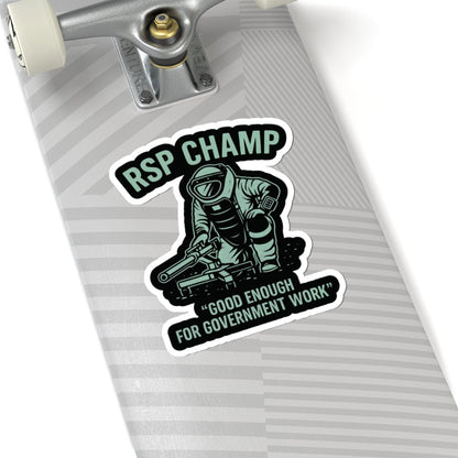 K-Factor Supply Co RSP Champ (Mint) Sticker