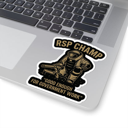 K-Factor Supply Co RSP Champ (Tan) Sticker