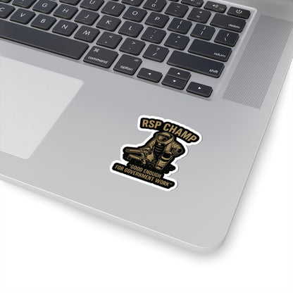 K-Factor Supply Co RSP Champ (Tan) Sticker