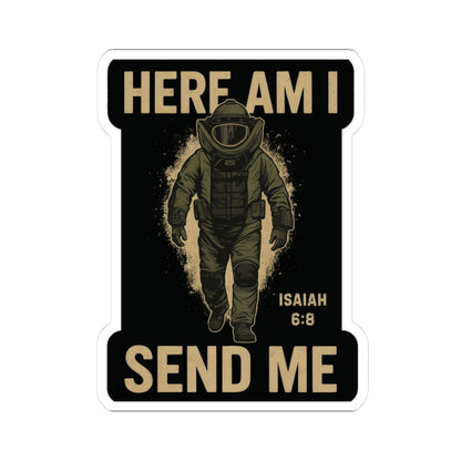 K-Factor Supply Co Send Me Sticker 3" × 3"