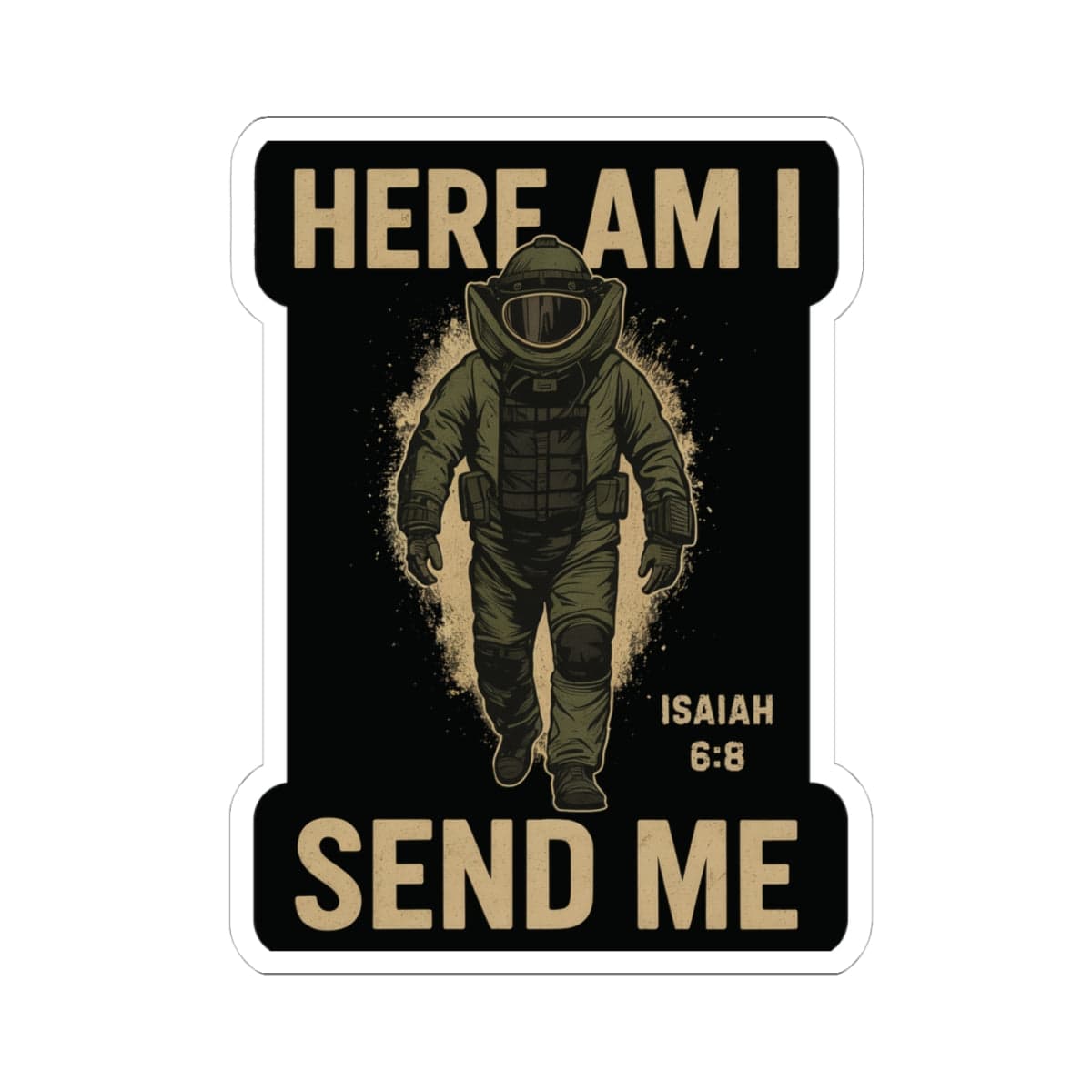 K-Factor Supply Co Send Me Sticker 4" × 4"