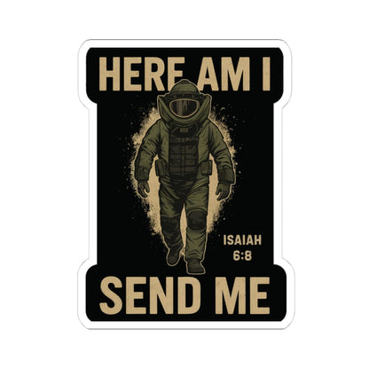 K-Factor Supply Co Send Me Sticker 4" × 4"