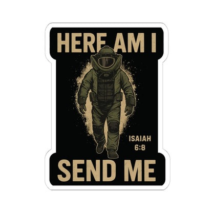 K-Factor Supply Co Send Me Sticker 6" × 6"