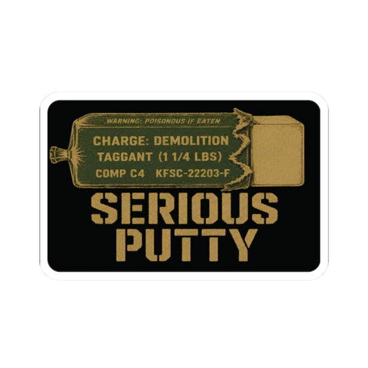 K-Factor Supply Co Serious Putty Mk 2 Sticker 2" × 2"