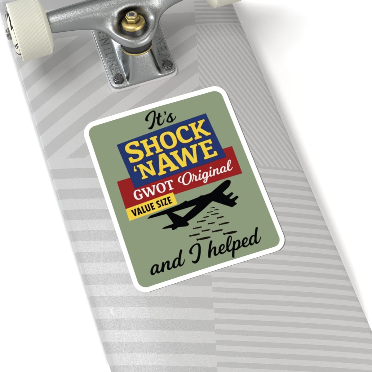 K-Factor Supply Co Shock 'n Awe Sticker