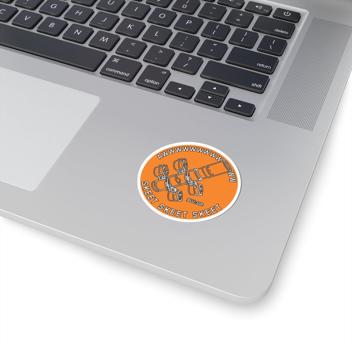 K-Factor Supply Co Skeet Skeet Skeet (Orange) Sticker
