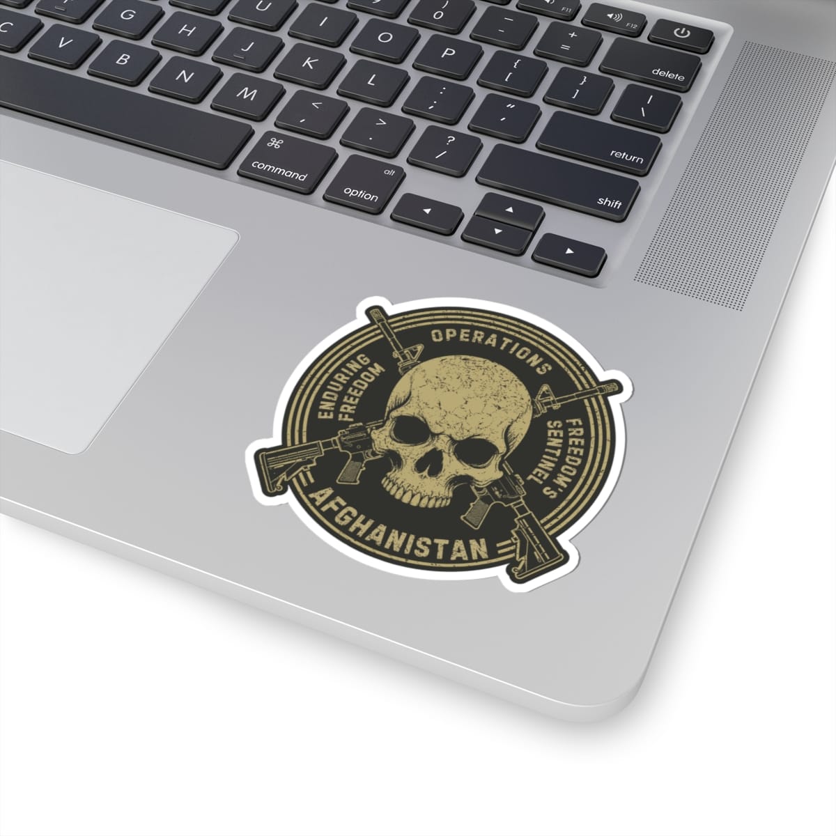 K-Factor Supply Co Skull & Carbines Icon - (OEF/OFS) Sticker