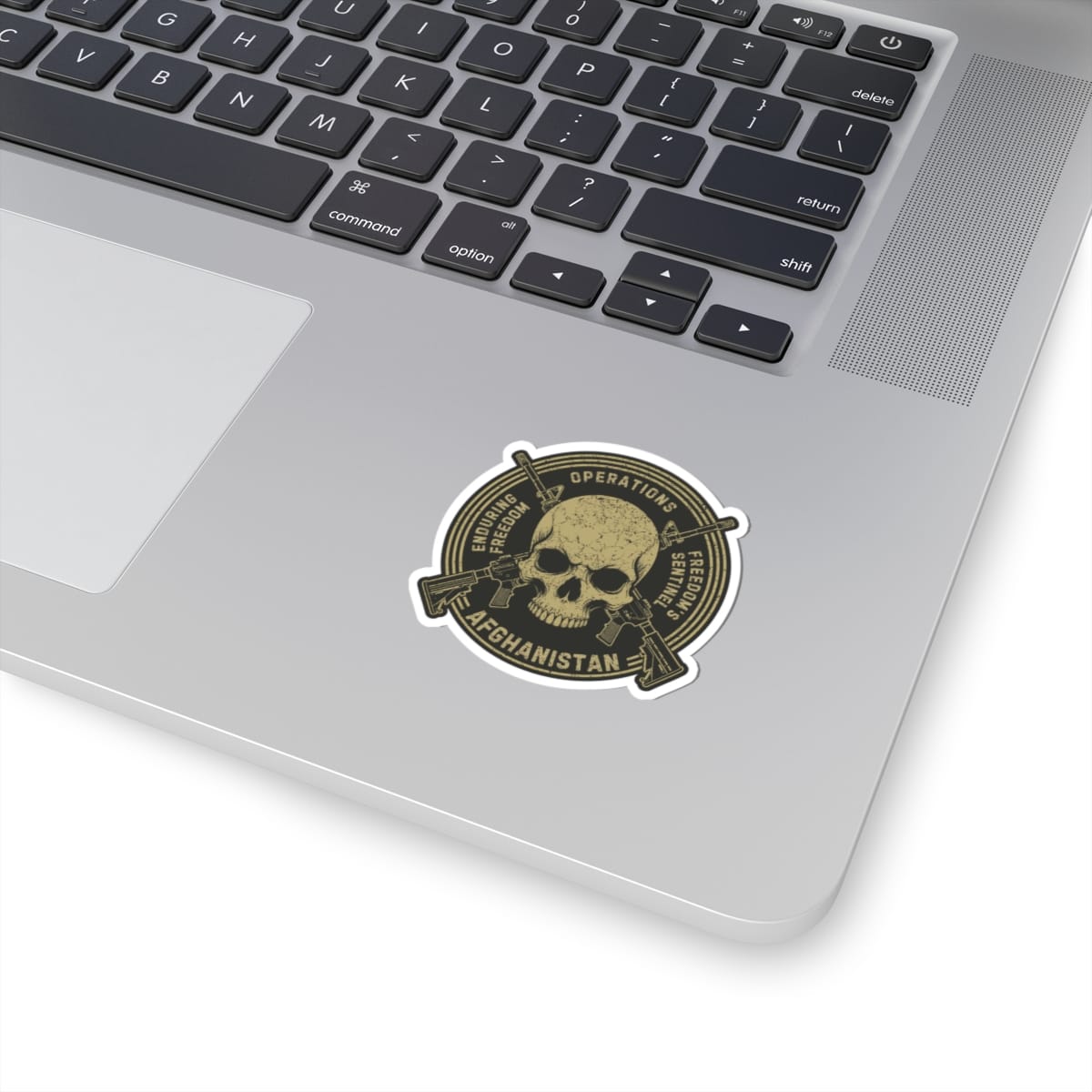 K-Factor Supply Co Skull & Carbines Icon - (OEF/OFS) Sticker