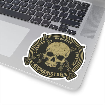 K-Factor Supply Co Skull & Carbines Icon - OEF Sticker