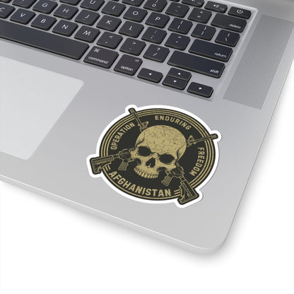 K-Factor Supply Co Skull & Carbines Icon - OEF Sticker