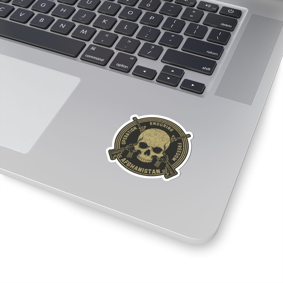 K-Factor Supply Co Skull & Carbines Icon - OEF Sticker