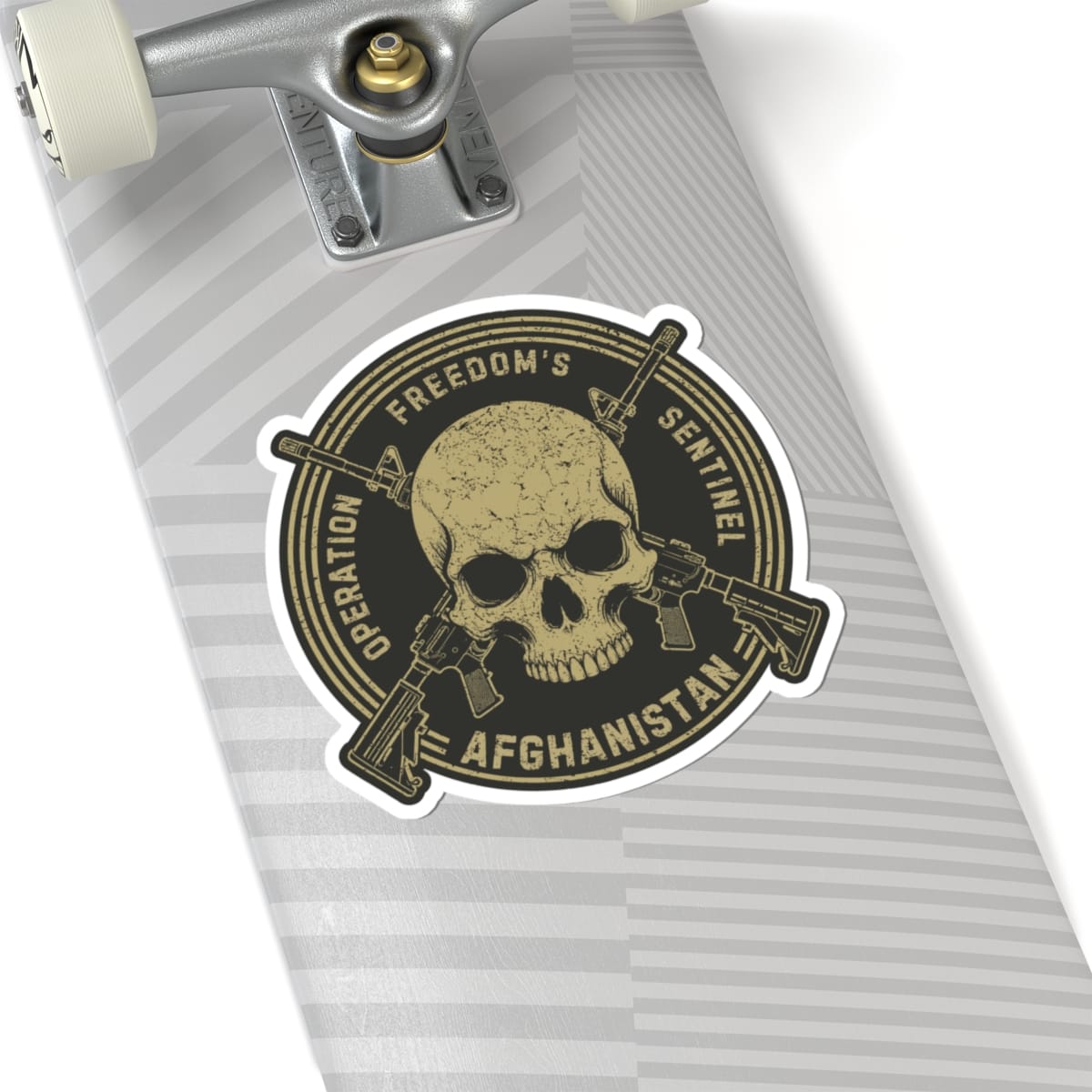 K-Factor Supply Co Skull & Carbines Icon -OFS Sticker