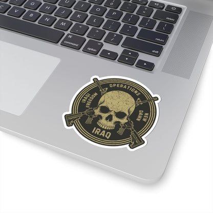 K-Factor Supply Co Skull & Carbines Icon - OIF/OND Sticker