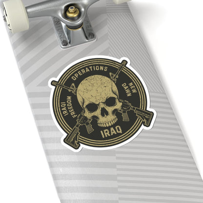 K-Factor Supply Co Skull & Carbines Icon - OIF/OND Sticker