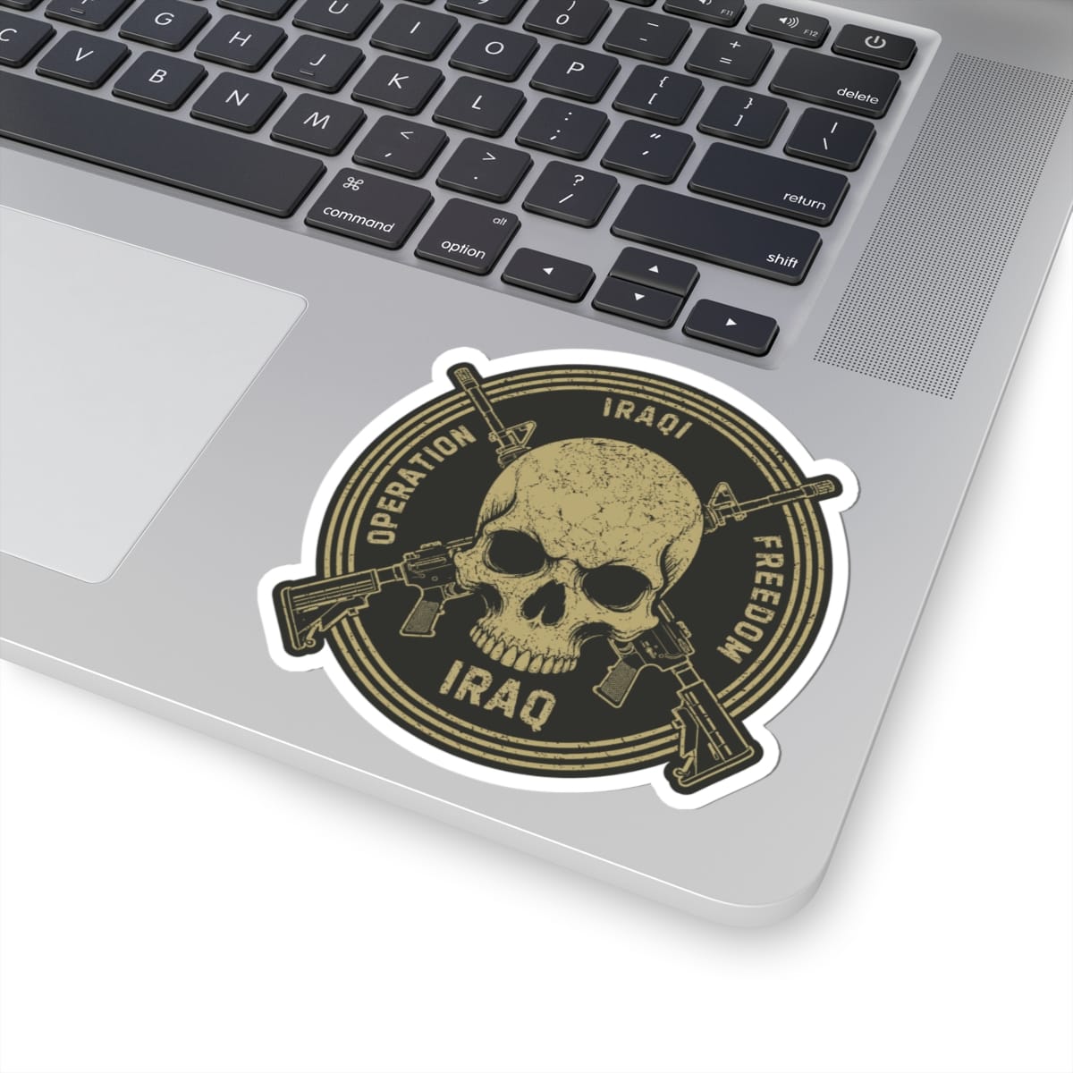 K-Factor Supply Co Skull & Carbines Icon - OIF Sticker
