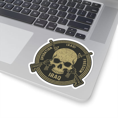 K-Factor Supply Co Skull & Carbines Icon - OIF Sticker