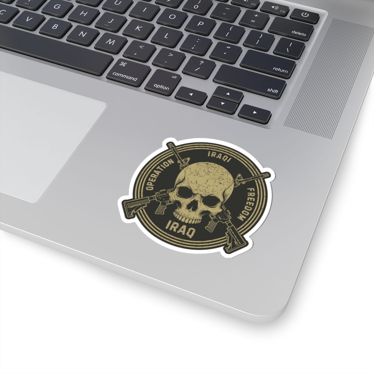K-Factor Supply Co Skull & Carbines Icon - OIF Sticker