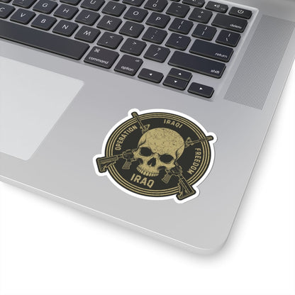 K-Factor Supply Co Skull & Carbines Icon - OIF Sticker
