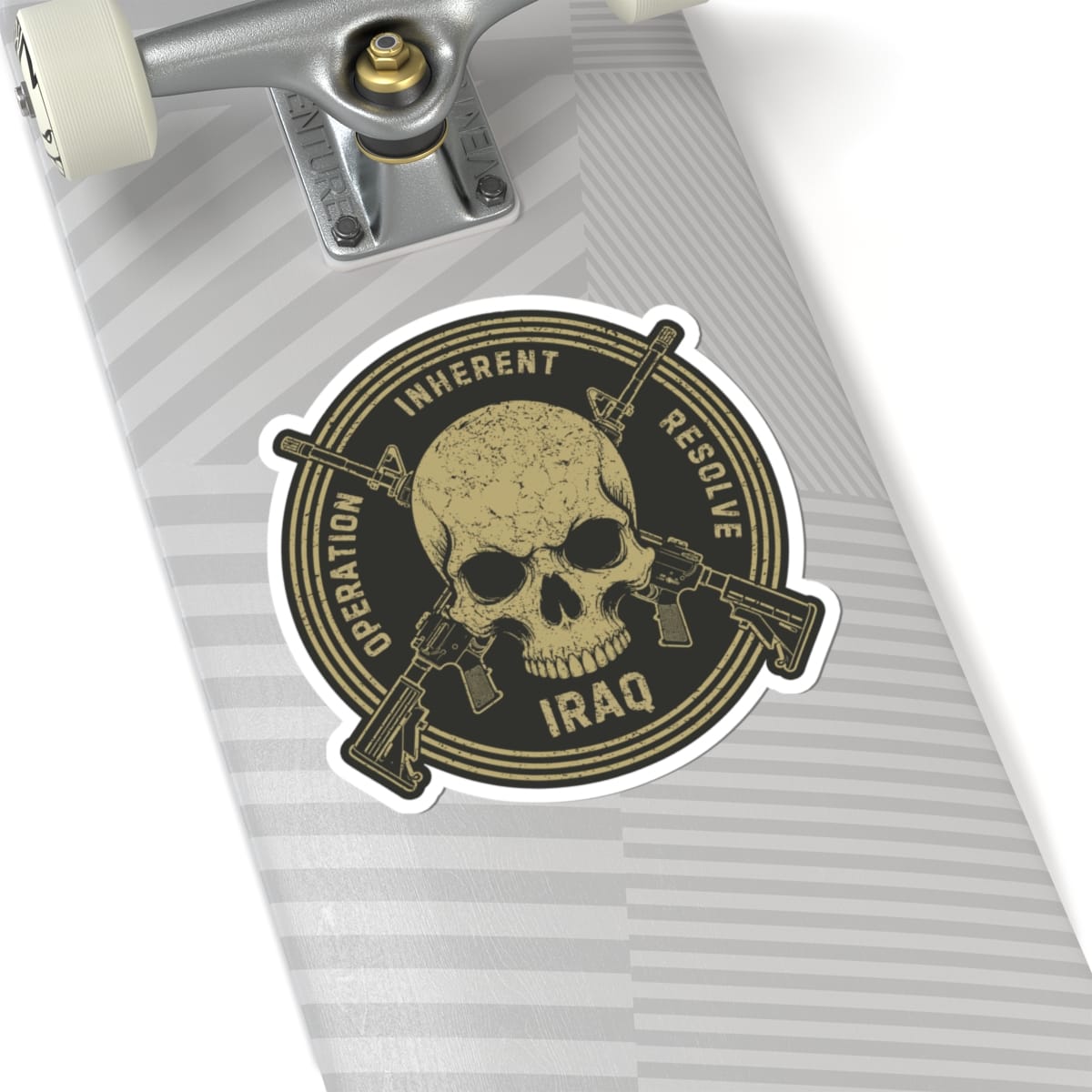 K-Factor Supply Co Skull & Carbines Icon - (OIR/Iraq) Sticker
