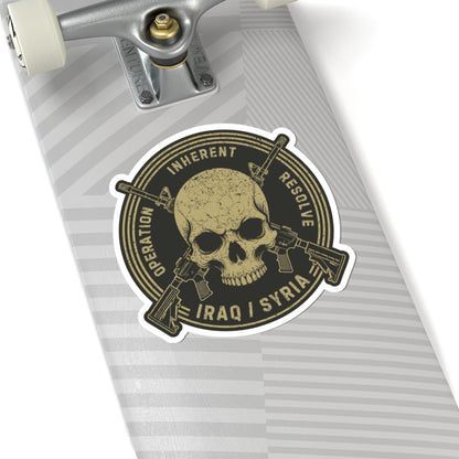 K-Factor Supply Co Skull & Carbines Icon - OIR (Iraq/Syria) Sticker