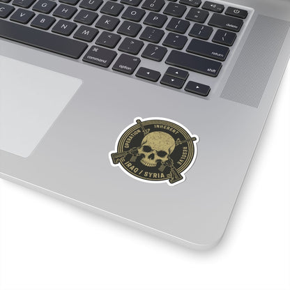 K-Factor Supply Co Skull & Carbines Icon - OIR (Iraq/Syria) Sticker