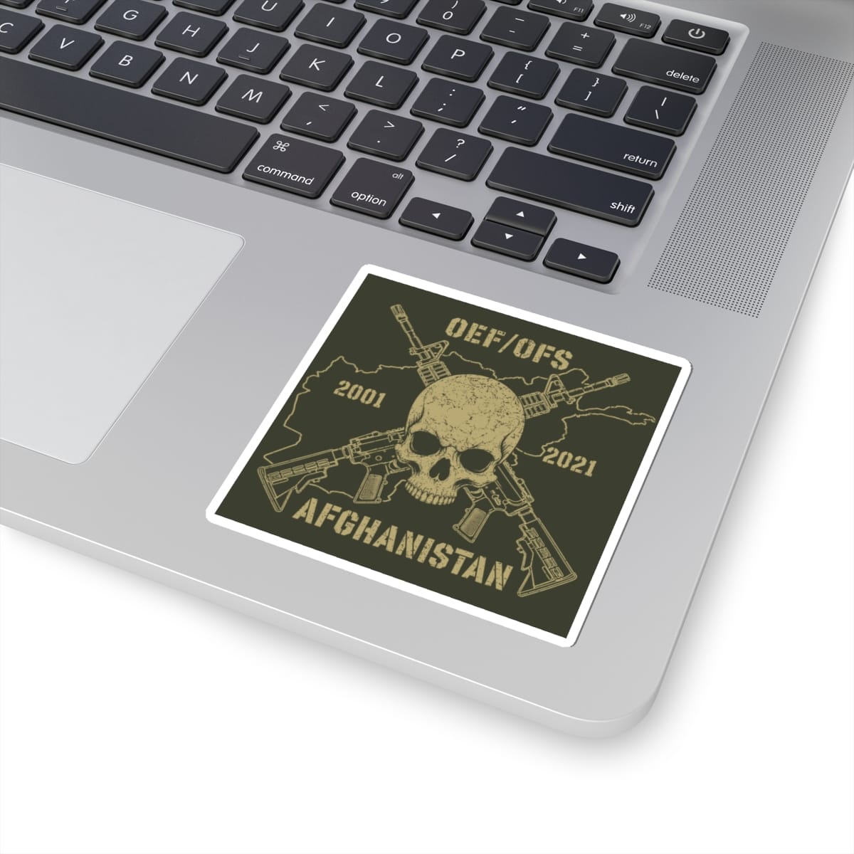 K-Factor Supply Co Skull & Carbines - OEF/OFS Sticker